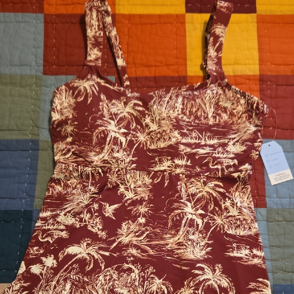 Lands End | Tropical Print Two Piece
